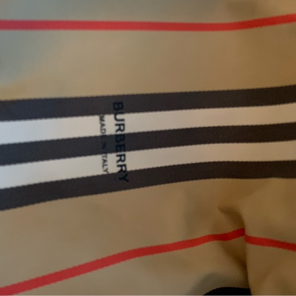 BURBERRY Pocket Packaway Icon Stripe Tote - NEW - Picture 4 of 9